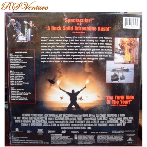 LaserDisc Film "THE ROCK" - Picture 2 of 3